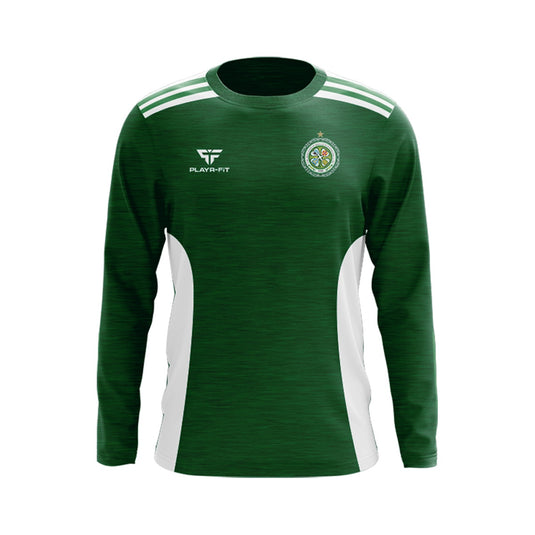 The Association of Irish Celtic Supporters Club Crew Neck Endure (Green/White) - Adults
