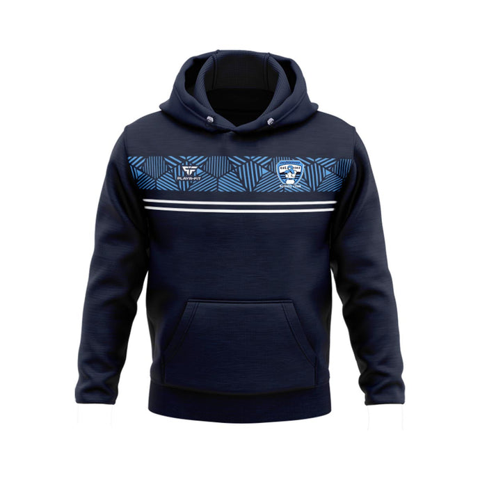 Oughterard Boxing Club Hoodie Optimum (Navy/Sky/White) - Adults