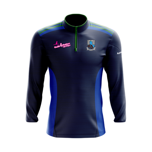 St Josephs Ladies GFC Midlayer (1/4 Zip) Endure (Navy/Blue/Green) - Kids