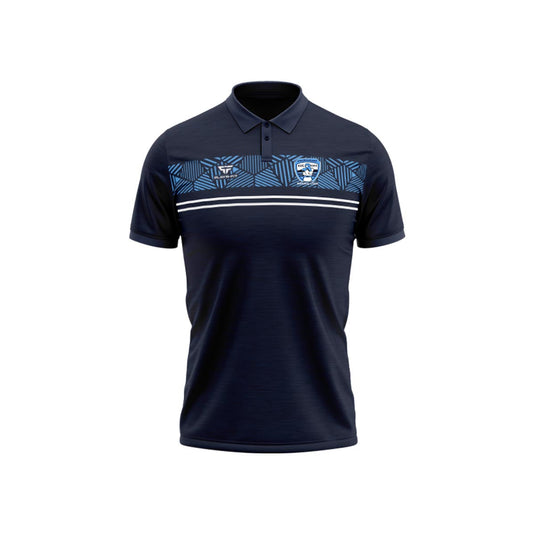 Oughterard Boxing Club Polo Optimum (Navy/Sky/White) - Adults