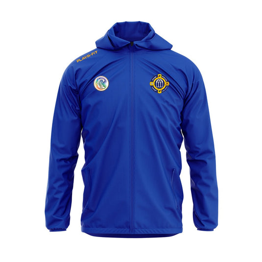 Clough Ballacolla Camogie Pro Rain Jacket (Blue) - Adults