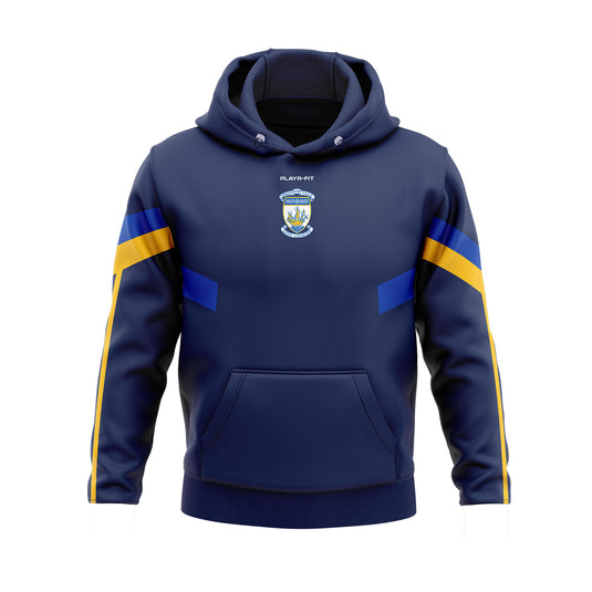 Man O War Dublin Hoodie Retro (Blue/Yellow) - Adults