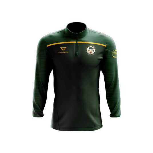 Australian Cricket Club Ireland Midlayer (1/4 Zip) Spirit Green - Kids