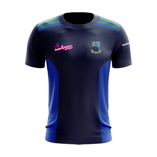St Josephs Ladies GFC T-Shirt Endure (Navy/Blue/Green) - Adults