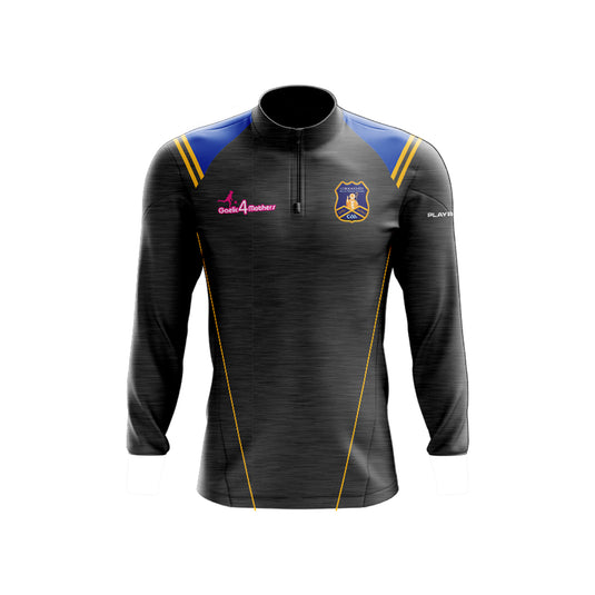 Currin CLG Midlayer (1/4 Zip) Vigour (Grey) - Adults