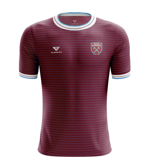 Belfast Hammers Jersey V-Neck (Stripes) - Adults