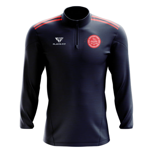 Rock Celtic Midlayer (1/4 Zip) Endure (Navy/Red) - Adults