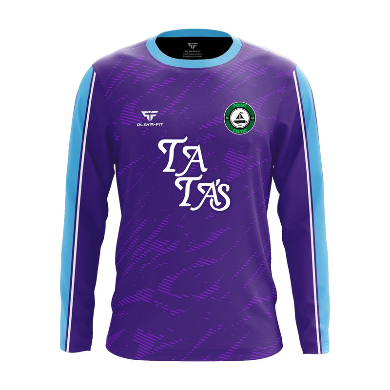 Load image into Gallery viewer, Point Celtic FC Jersey (Long Sleeve) Custom Purple - Adults
