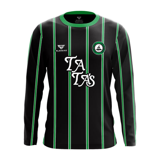 Point Celtic FC Jersey (Long Sleeve) Custom Black - Adults