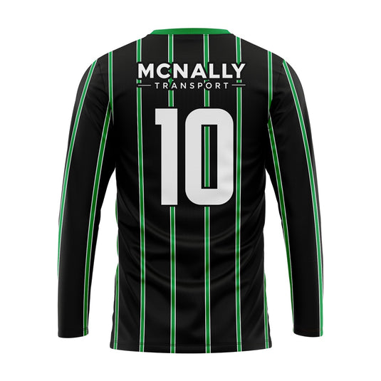 Point Celtic FC Jersey (Long Sleeve) Custom Black - Adults