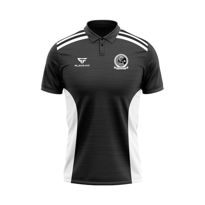 Cois Fharraige FC Polo Endure (Black/White) - Adults