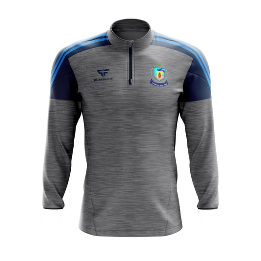 Beech Hill College Students Midlayer (1/4 Zip) Endure Grey/Navy - Kids