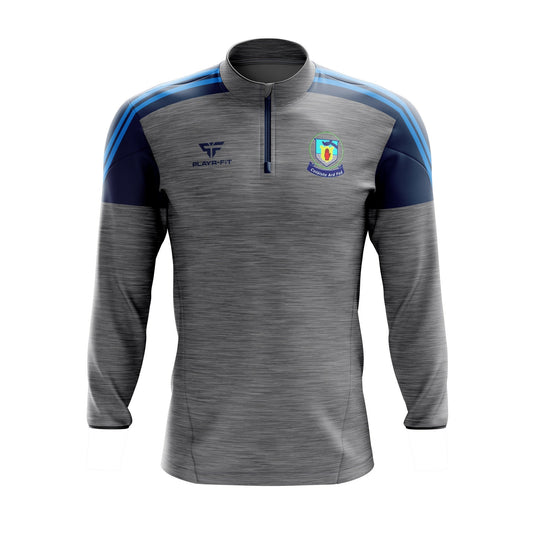 Beech Hill College Students Midlayer (1/4 Zip) Endure Grey/Navy - Adults