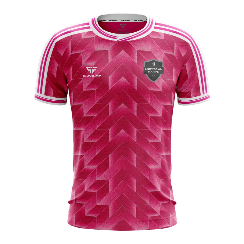 Load image into Gallery viewer, Andytown Harps FC Jersey (Retro Pink) - Adults
