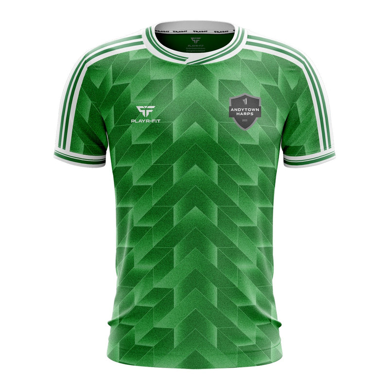 Load image into Gallery viewer, Andytown Harps FC Jersey (Retro Green) - Adults
