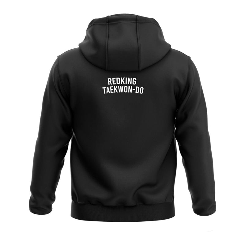 Load image into Gallery viewer, RedKing Taekwon do Hoodie Optimum (Black/Red) - Kids

