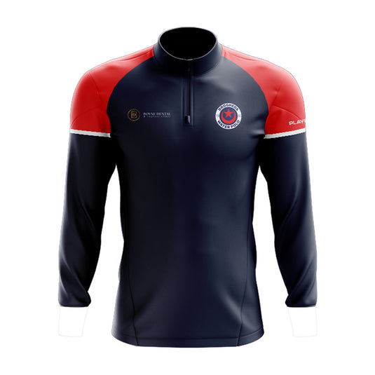 Drogheda Water Polo Ladies Midlayer (1/4 Zip) Stellar (Navy/Red/White) - Adults