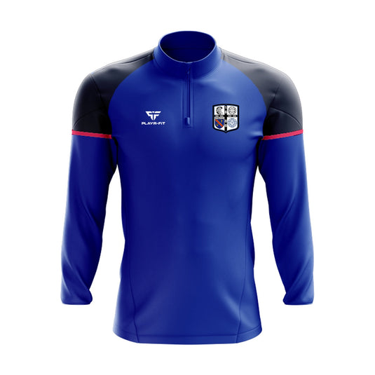Culloville Blues GAC Midlayer (1/4 Zip) Stellar (Blue/Navy/Pink) - Adults