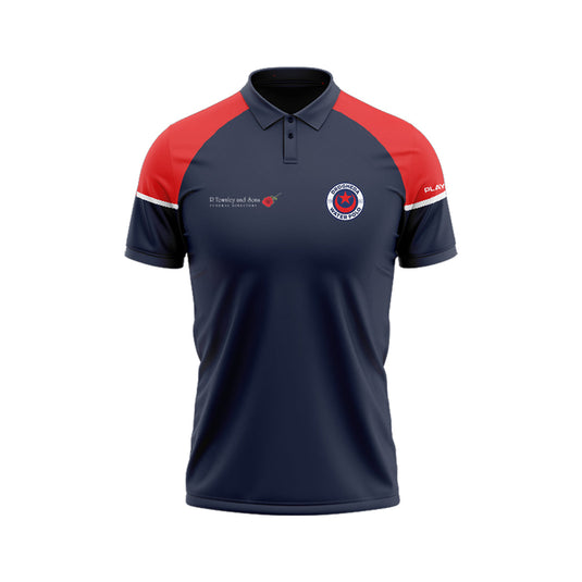 Drogheda Water Polo Mens Polo Stellar (Navy/Red/White) - Kids