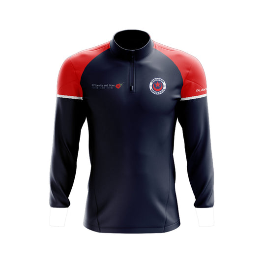 Drogheda Water Polo Mens Midlayer (1/4 Zip) Stellar (Navy/Red/White) - Kids