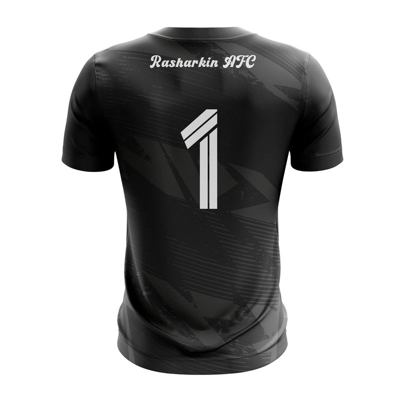 Load image into Gallery viewer, Rasharkin AFC Jersey Black GK - Kids
