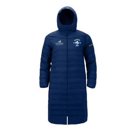 Rasharkin AFC Long Padded Jacket (Above Knee) - Adults