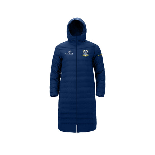 Rasharkin AFC Long Padded Jacket (Above Knee) - Adults