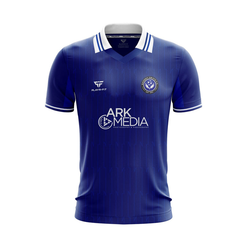 Load image into Gallery viewer, Waveney Swifts FC Jersey Retro Blue - Kids
