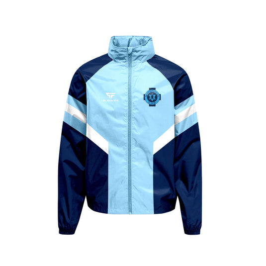 St Colmcilles GFC Meath Retro Shell Jacket (Sky Blue) - Adults