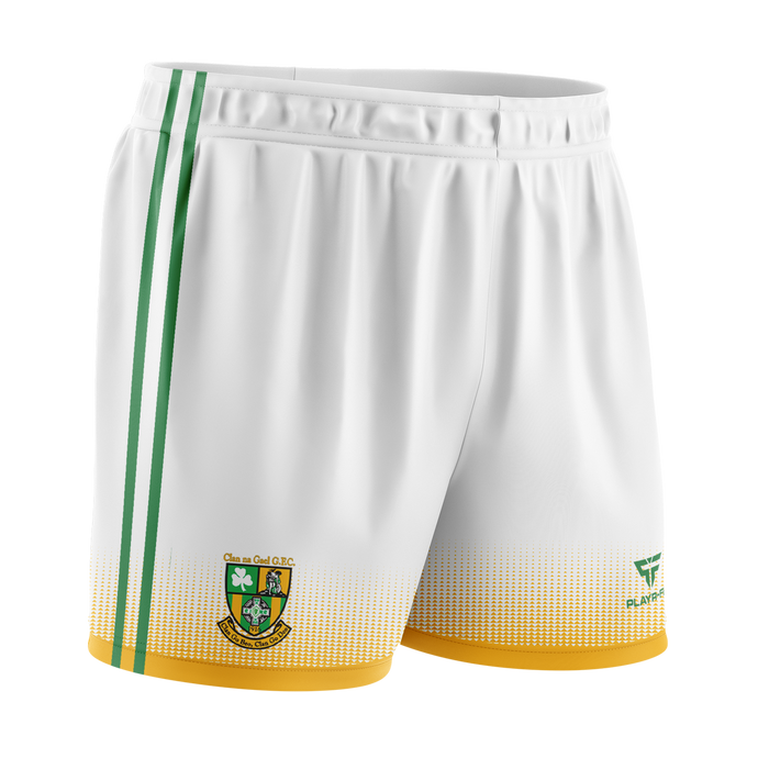 Clan Na Gael GFC Dundalk Shorts (Sublimated) White - Adults