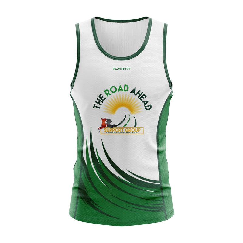 Load image into Gallery viewer, The Road Ahead Support Group Vest White/Green - Kids
