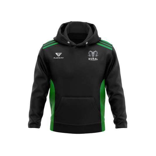 Rural Fitness Hoodie Endure Black/Green - Adults