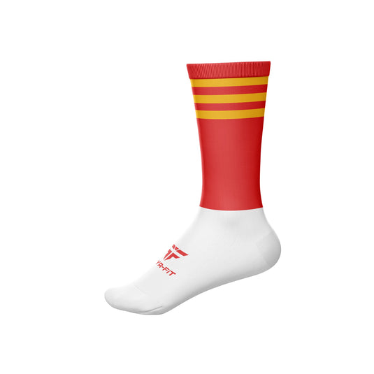 Éire Óg Cork Mid Socks Red - Adults