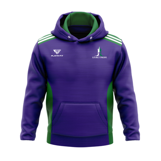 Scrabo Striders Hoodie Endure Purple/Green - Adults