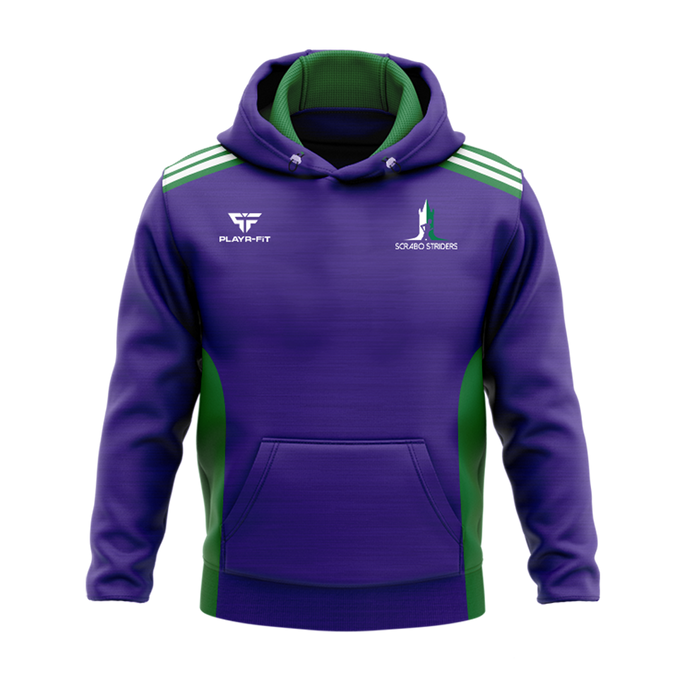 Scrabo Striders Hoodie Endure Purple/Green - Kids