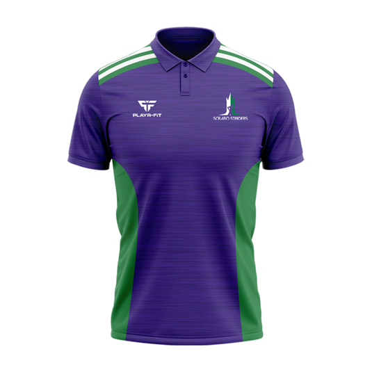 Scrabo Striders Polo Endure Purple/Green - Kids
