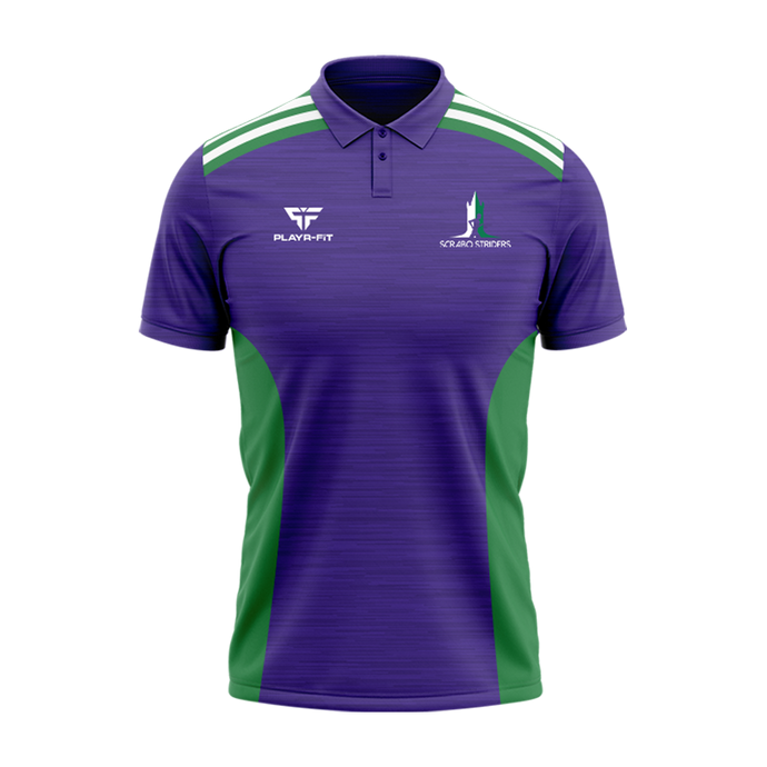 Scrabo Striders Polo Endure Purple/Green - Adults