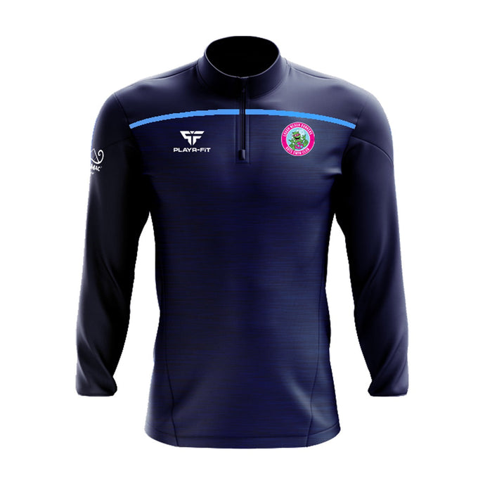 Lough Neagh Monster Dunkers Midlayer (1/4 Zip) Spirit (Navy/Sky) - Adults