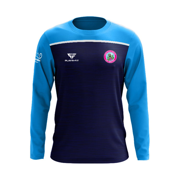 Lough Neagh Monster Dunkers Crew Neck Spirit (Navy/Sky/White) - Kids