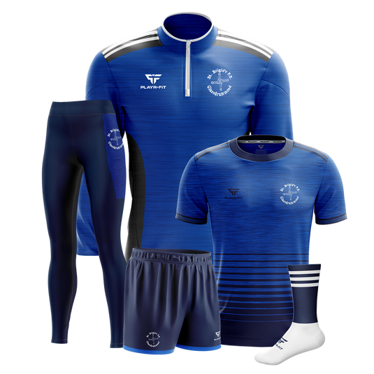 St Brigids PS Glassdrummond PE Pack 2 (Midlayer, Jersey, High Waist Leggings, Shorts, Mid Socks) - Adults