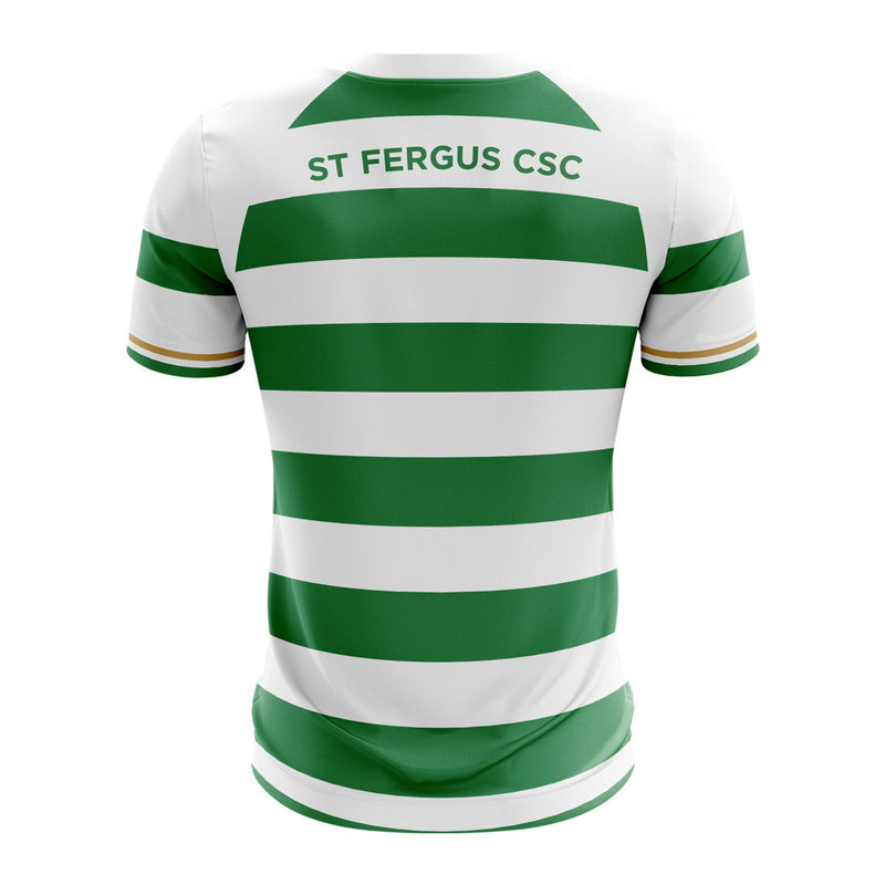 Load image into Gallery viewer, St Fergus CSC Jersey Home - Hooped - Adults
