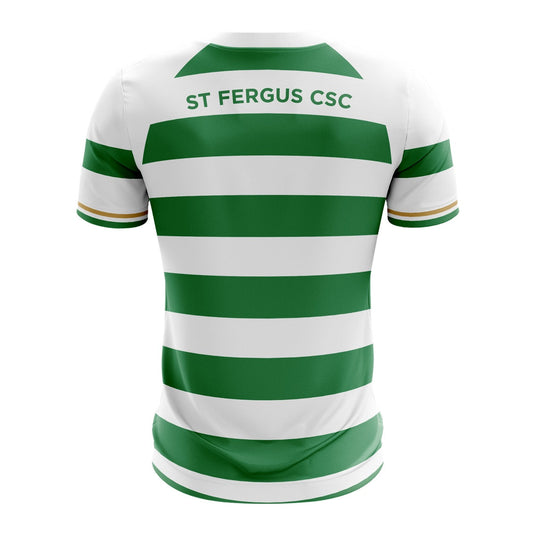 St Fergus CSC Jersey Home - Hooped - Adults