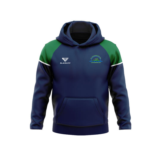 St MaCartan's PS Loughinisland Hoodie Stellar Navy-Green - Adults