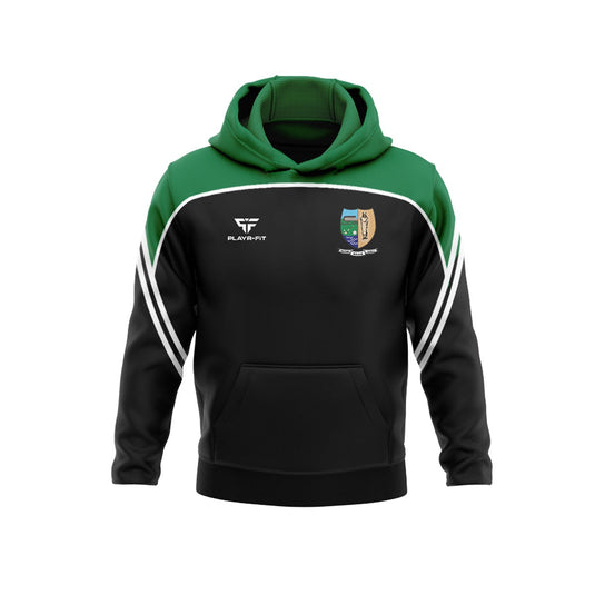 St Molaise Gaels Hoodie Momentum (Black/Green/White) - Kids