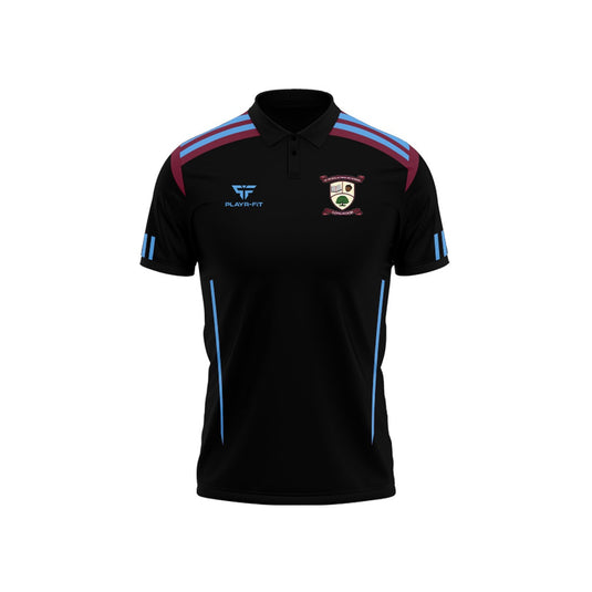 St Nicholas PS Longwood Staff Polo Spirit (Maroon/Grey) - Kids