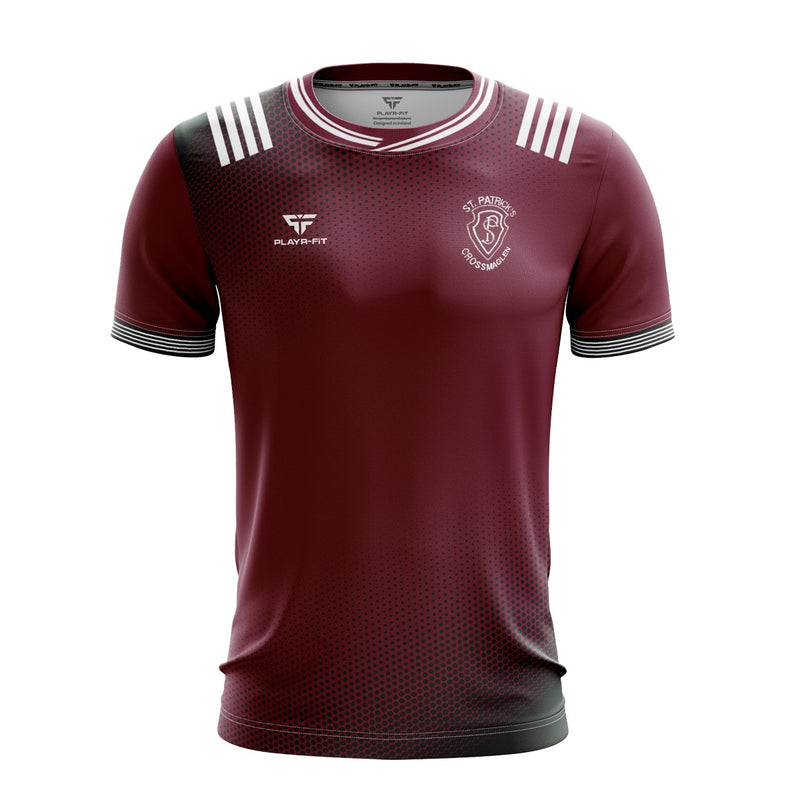 Load image into Gallery viewer, St Patricks PS Crossmaglen English Unit Older Class Leavers Jersey F22 (Maroon/White) - Adults
