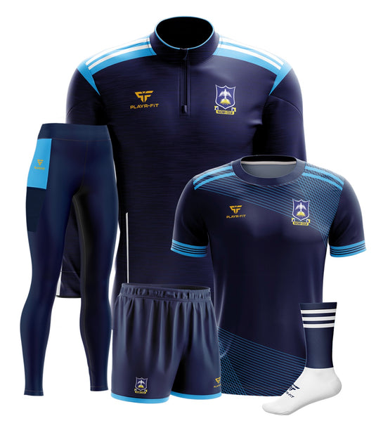 St Colms HS Dunmurry Students PE Pack 2 (Midlayer, Jersey, High Waist Leggings, Shorts, Mid Socks) - Adults