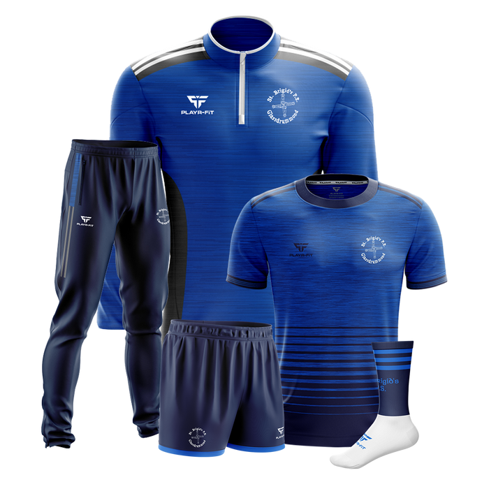 St Brigids PS Glassdrummond PE Pack 1 (Midlayer, Jersey, Skinny Pants, Shorts, Mid Socks) - Kids