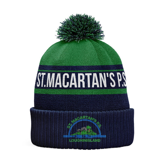 St MaCartan's PS Loughinisland Bobble Hat - Adults