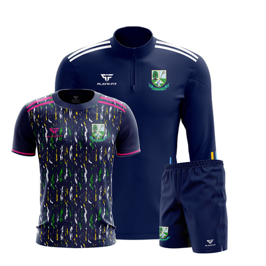 St Peters Dublin Pack (1/4 Zip Midlayer Adroit, Jersey LGFA, Leisure Shorts) - Kids